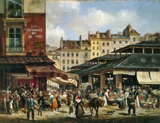 View of the Market at Les Halles von Guiseppe Canella