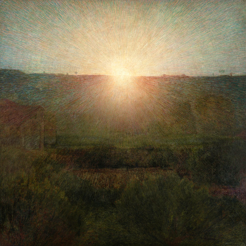 The Sun (Rising Sun) 1904 von Giuseppe Pellizza da Volpedo