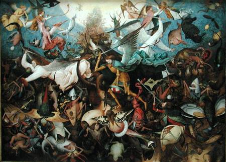 The Fall of the Rebel Angels von Giuseppe Pellizza da Volpedo