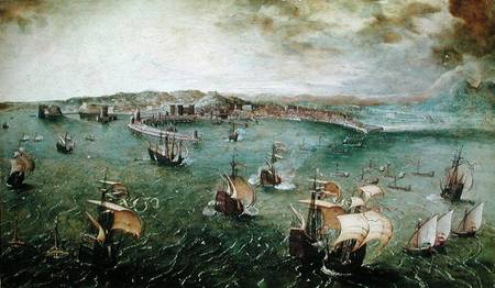 View of the Port of Naples von Giuseppe Pellizza da Volpedo