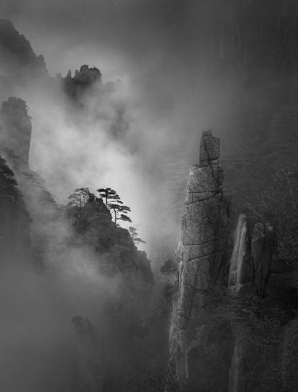 Huang Shan im Nebel