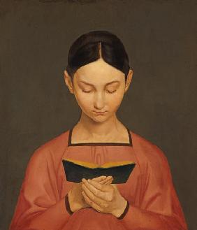 Lesendes Mädchen um 1828