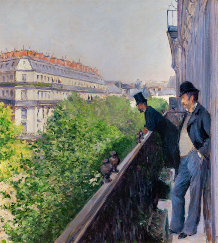 Balkon Boul.Haussmann von Gustave Caillebotte