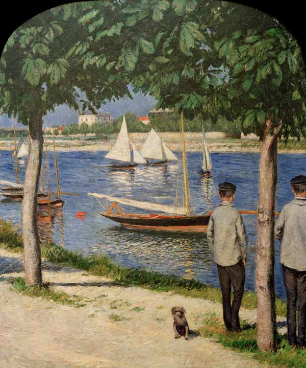 Ufer Petit Gennevilliers von Gustave Caillebotte