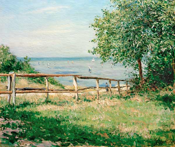 Feld an der Küste von Gustave Caillebotte