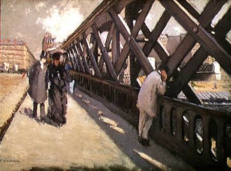Study for Le Pont de l'Europe von Gustave Caillebotte