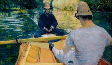 Boaters on the Yerres