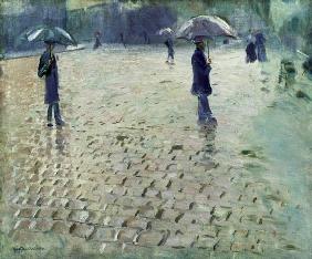 Study for a Paris Street, Rainy Day 1877
