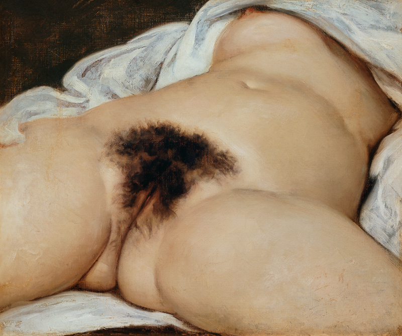 Akt - Der Ursprung der Welt von Gustave Courbet