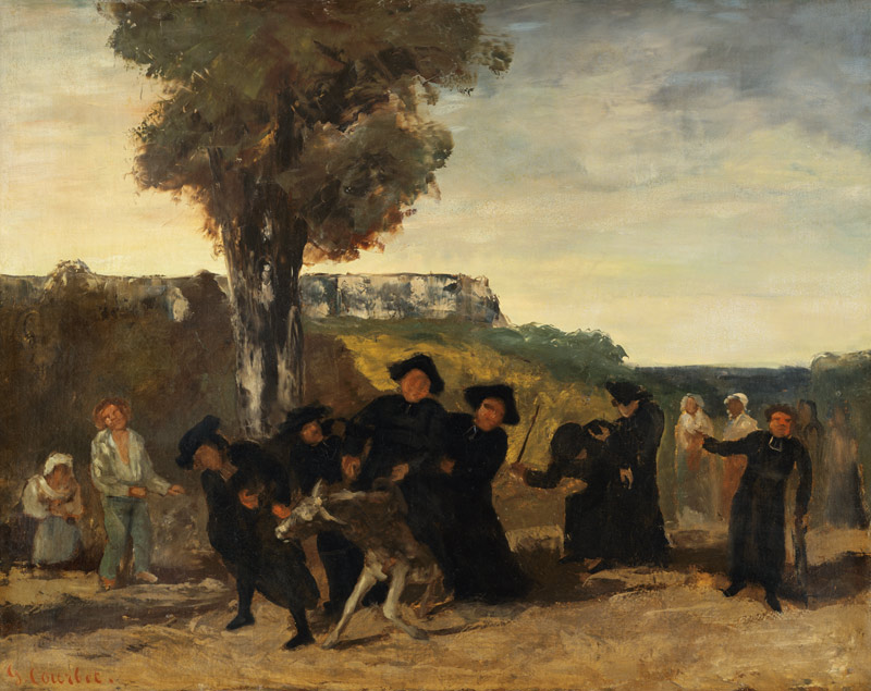Die Rückkehr von der Konferenz von Gustave Courbet