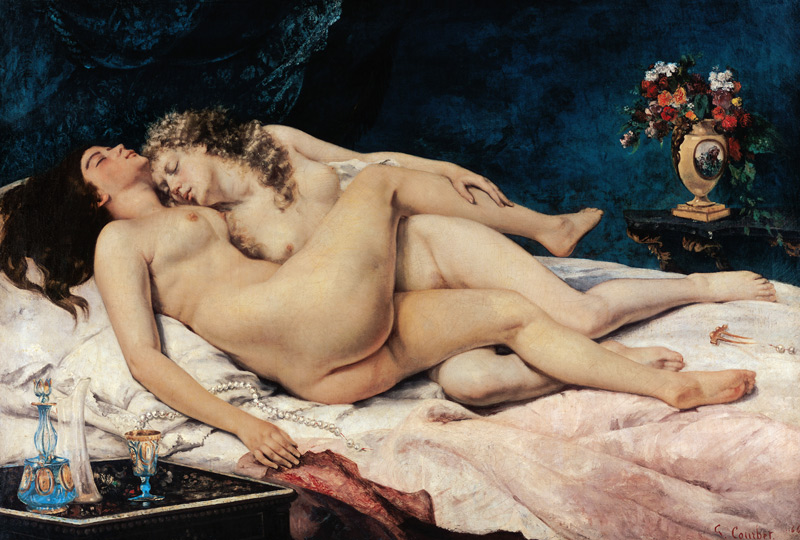 Le sommeil von Gustave Courbet