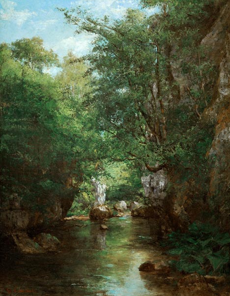 Das Flüsschen von Gustave Courbet