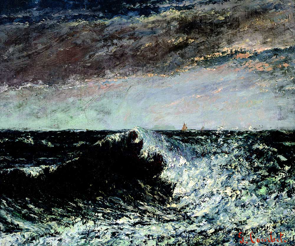 The Wave von Gustave Courbet
