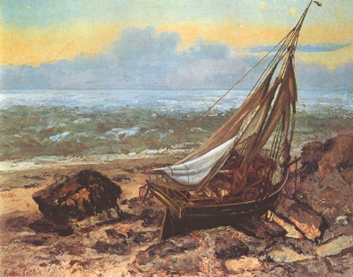 Barque de pêcheurs von Gustave Courbet