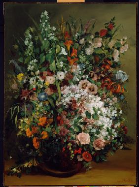 Blumenstrauß in einer Vase 1862