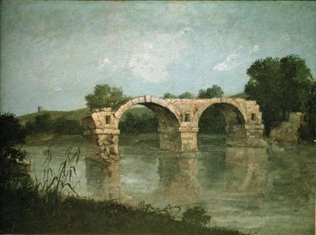 The Bridge at Ambrussum von Gustave Courbet