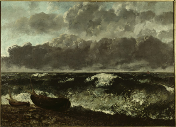 Das stürmende Meer o. Die Woge von Gustave Courbet
