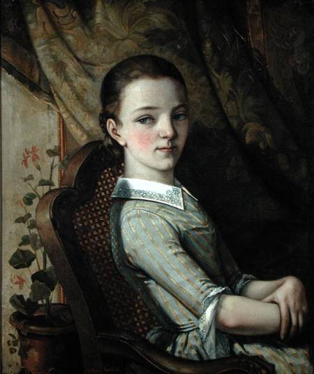Juliette Courbet (1831-1915) von Gustave Courbet