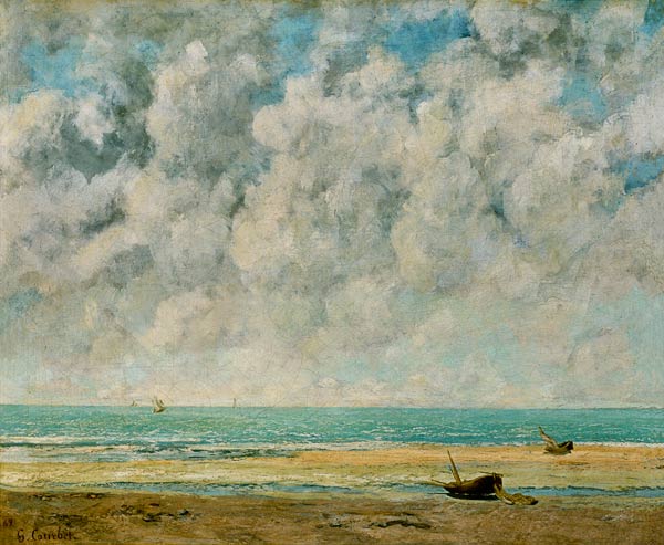 Mer calme von Gustave Courbet