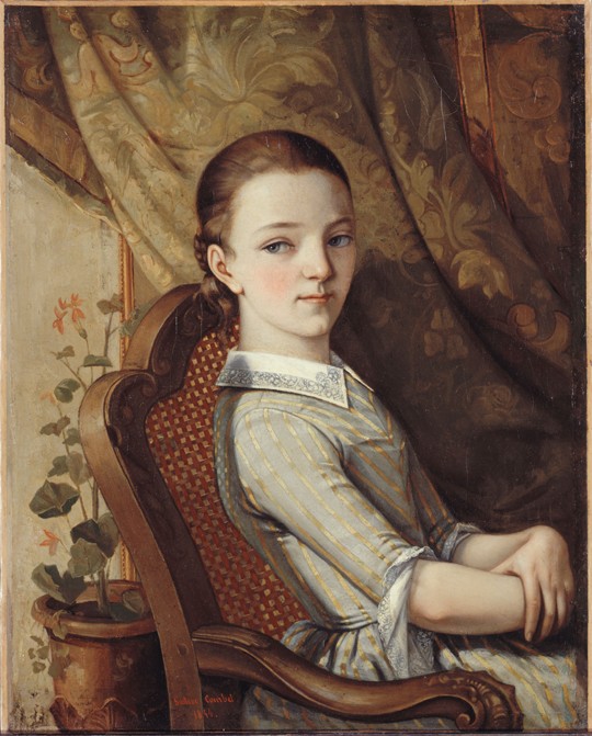 Porträt von Juliette Courbet von Gustave Courbet