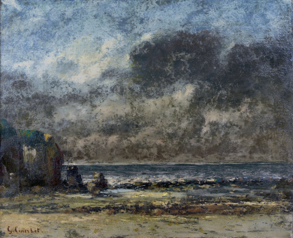 Seelandschaft. Die Ruhe von Gustave Courbet