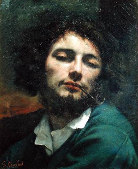 Self Portrait or, The Man with a Pipe von Gustave Courbet