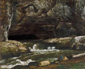 The Source of the Loue or La Grotte Sarrazine