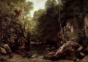 Der Waldbach (Le ruisseau couvert) 1865