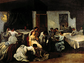 Die Toilette der Braut. von Gustave Courbet