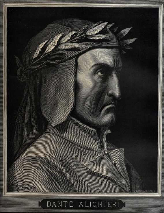 Dante Alighieri (1265-1321) von Gustave Doré
