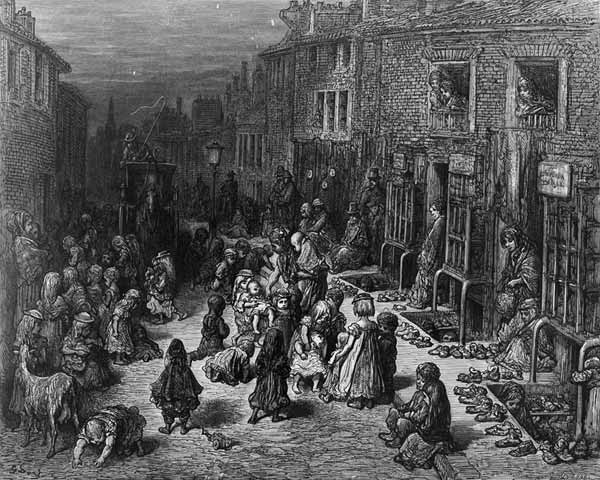 Dudley Street, Seven Dials, from ''London: A Pilgrimage'' von Gustave Doré