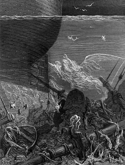 The Spirit that had followed the ship from the Antartic, scene from ''The Rime of the Ancient Marine von Gustave Doré