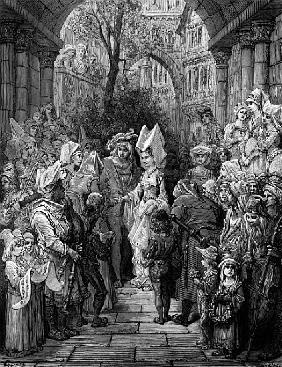 The Bride and Groom entering the hall, scene from ''The Rime of the Ancient Mariner'' S.T. Coleridge