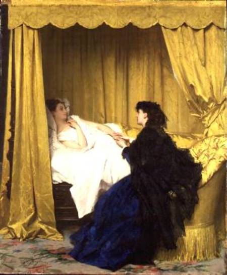 The Convalescent von Gustave Leonard de Jonghe