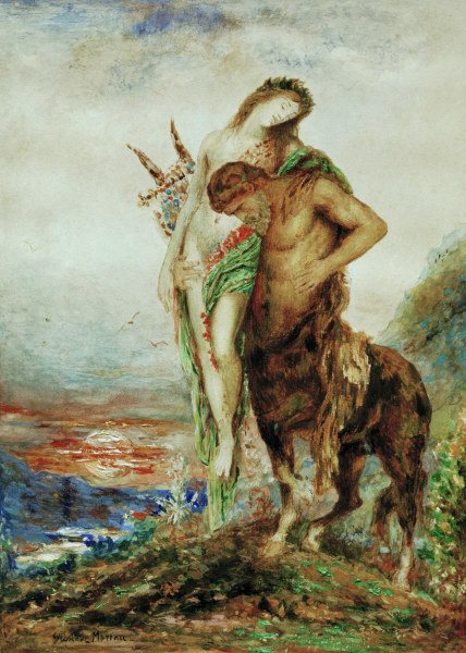 Gustave Moreau, The tired centaur von Gustave Moreau