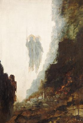 Die Engel von Sodom (Detail) um 1890