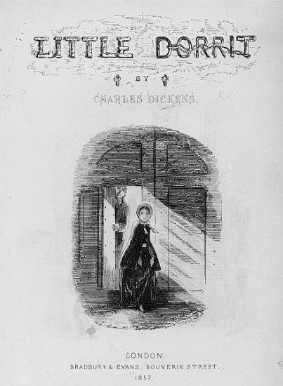 Frontispiece to ''Little Dorrit'' Charles Dickens von Hablot Knight (Phiz) Browne