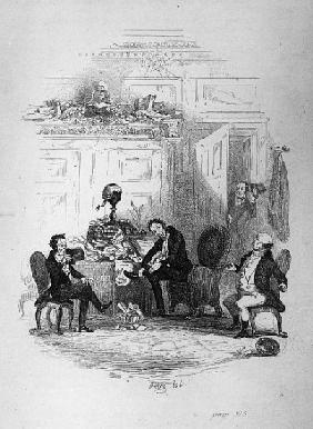 The First Interview with Mr. Serjeant Snubbin, illustration from ''The Pickwick Papers'' Charles Dar