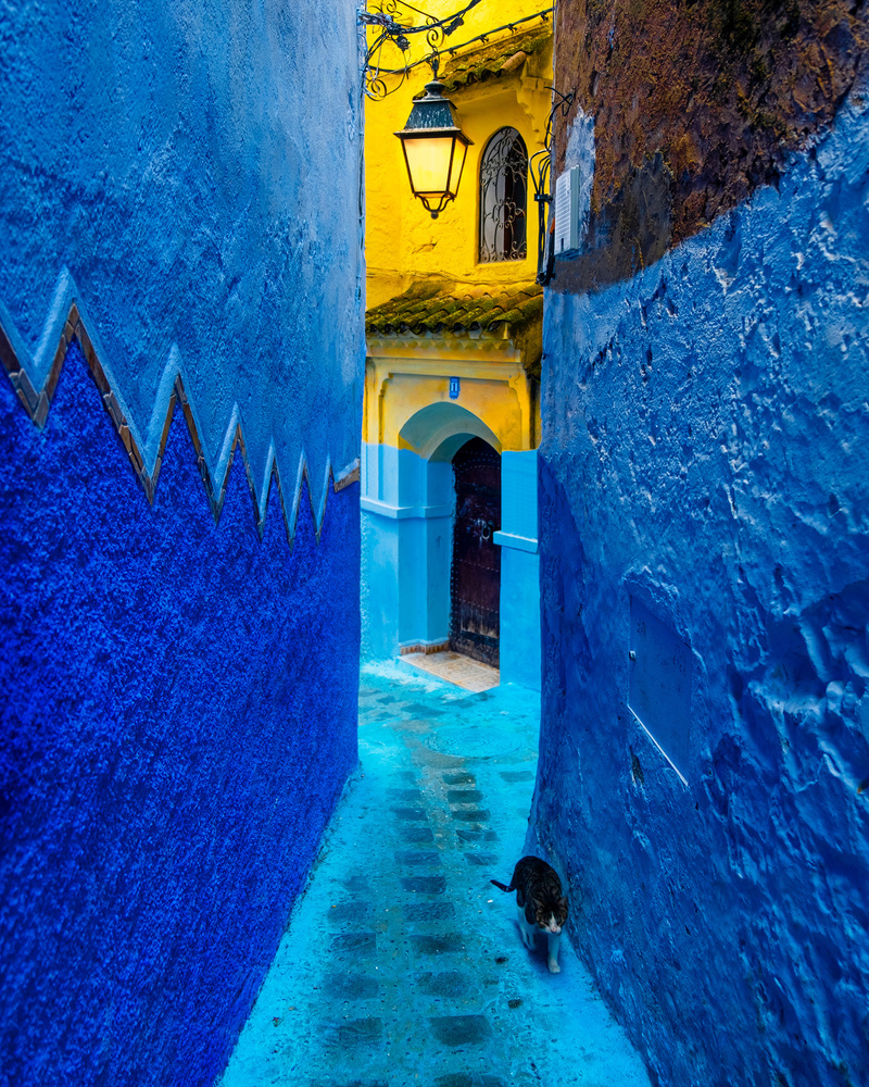 Blau und Gelb von Hadi AlSinan