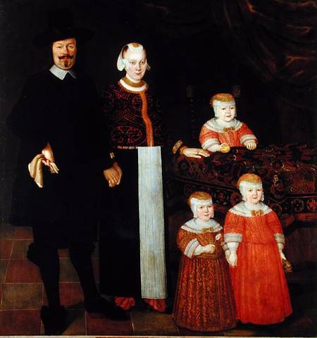 Portrait of a Hamburg Family von Hamburg Master