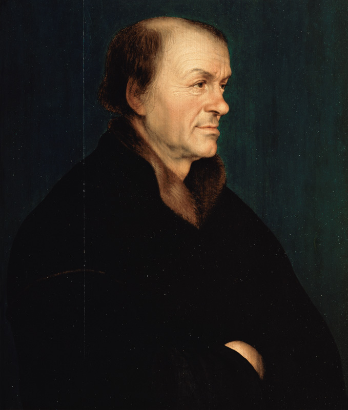 Bildnis des Buchdruckers Johann Froben von Hans Holbein der Jüngere