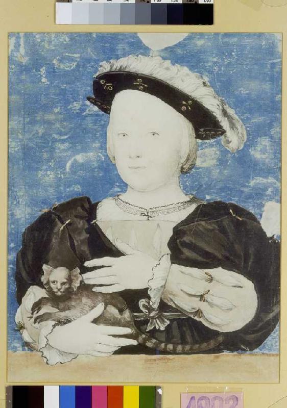 Bildnis des Prinzen Edward. von Hans Holbein der Jüngere