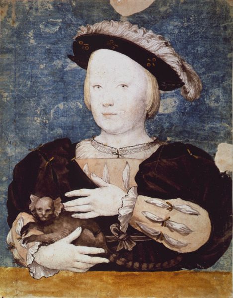 Edward VI as Prince / Holbein / 1542 von Hans Holbein der Jüngere