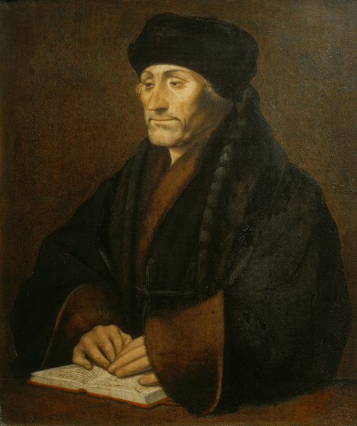 Erasmus of Rotterdam / Holbein school. von Hans Holbein der Jüngere