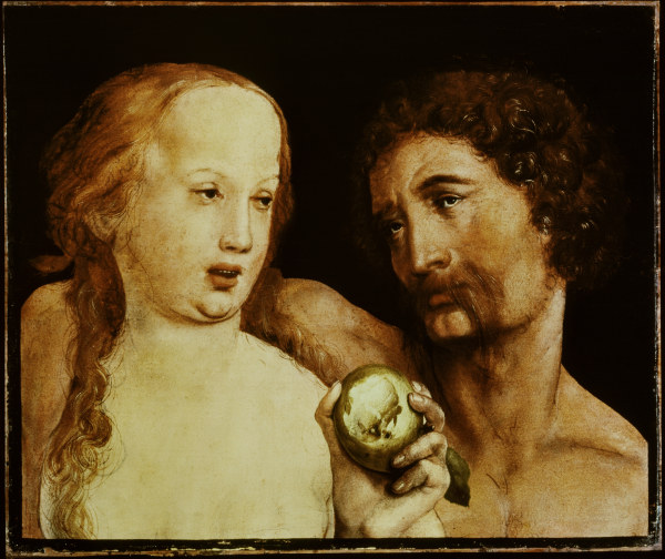 H.Holbein th.Y., Adam and Eve von Hans Holbein der Jüngere