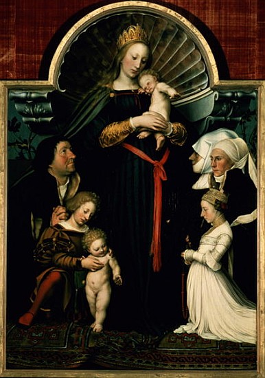 Madonna of the Burgermeister Meyer von Hans Holbein der Jüngere