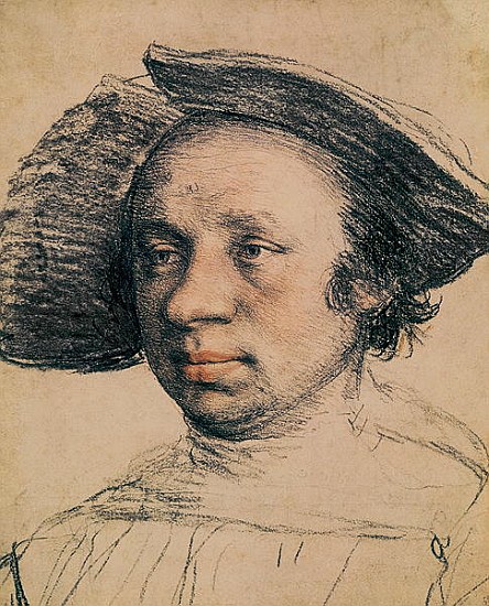 Portrait of a Youth in a Broad-brimmed Hat, c.1524-26 von Hans Holbein der Jüngere