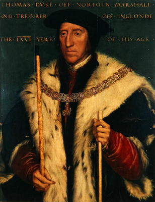 Thomas Howard, 3rd Duke of Norfolk (oil on canvas) von Hans Holbein der Jüngere