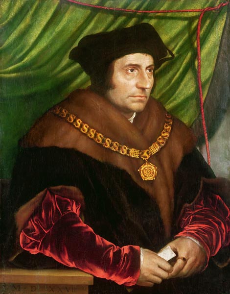 Portrait of Sir Thomas More (1478-1535) von Hans Holbein d.J. (Werkstatt)