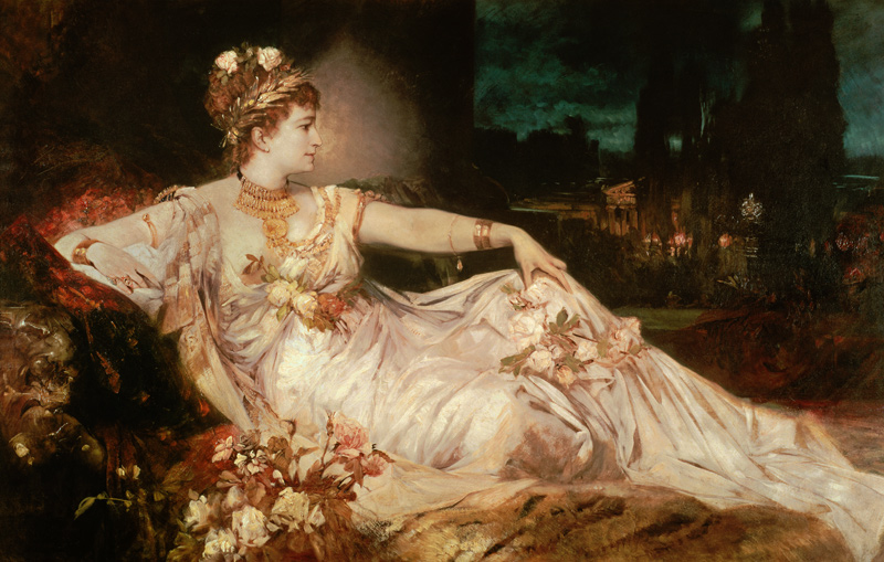 Charlotte Wolter as the Empress Messalina von Hans Makart